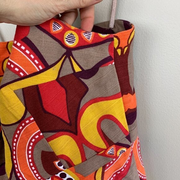 Merona Strapless Paisley Floral Print Dress Size 6 - Picture 9 of 9